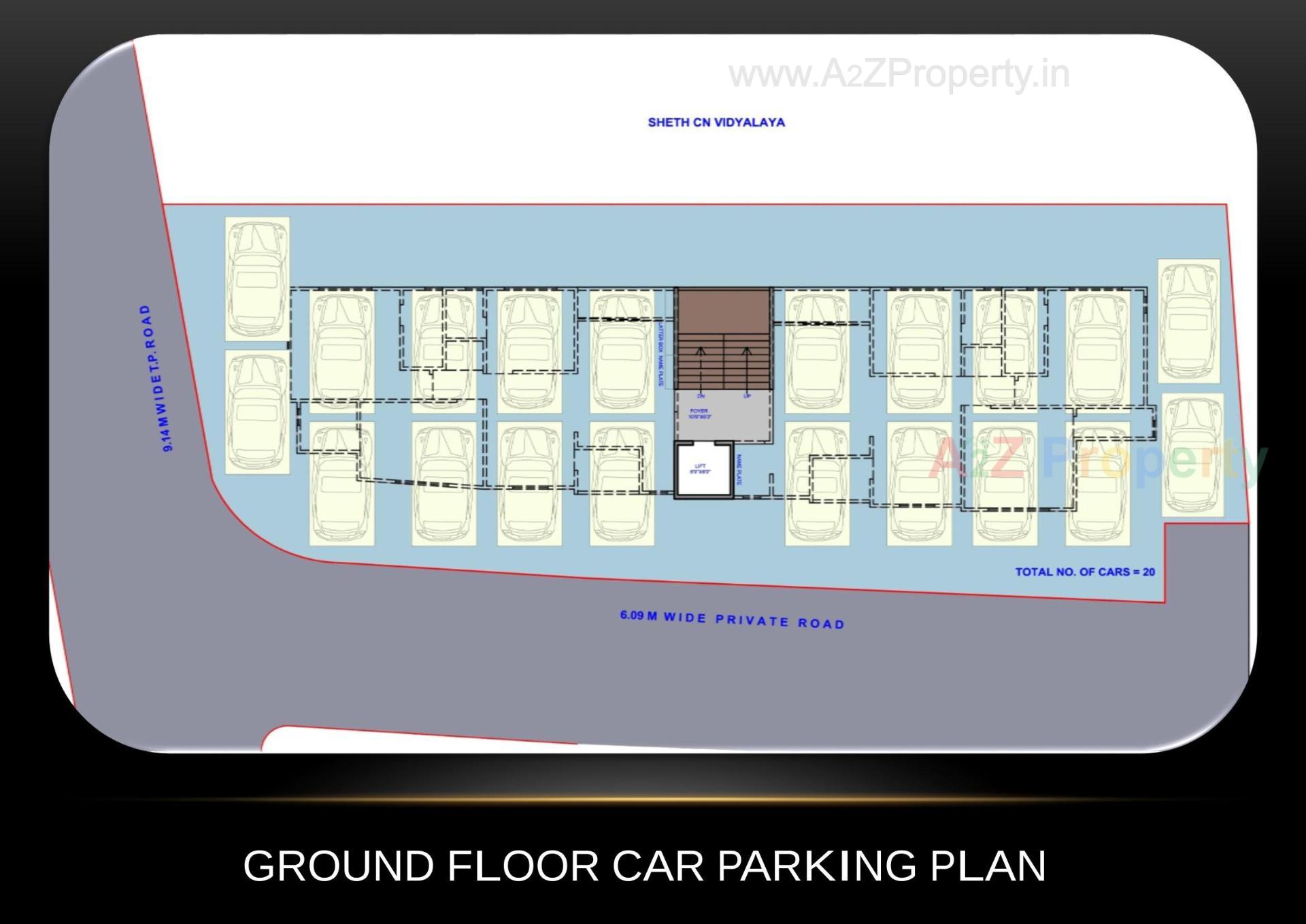 Layout of real estate project Devas located at Chhadawad, Ahmedabad, Gujarat