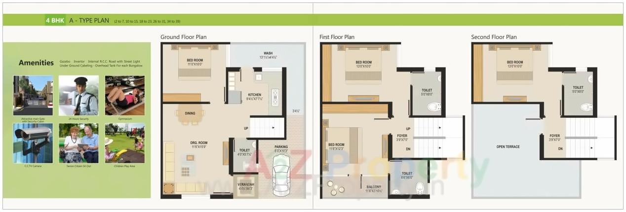Layout of real estate project Devashray Grace located at Ramol, Ahmedabad, Gujarat