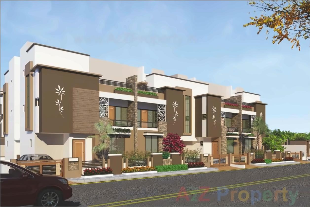 3D Elevation of real estate project Devashray Grace located at Ramol, Ahmedabad, Gujarat