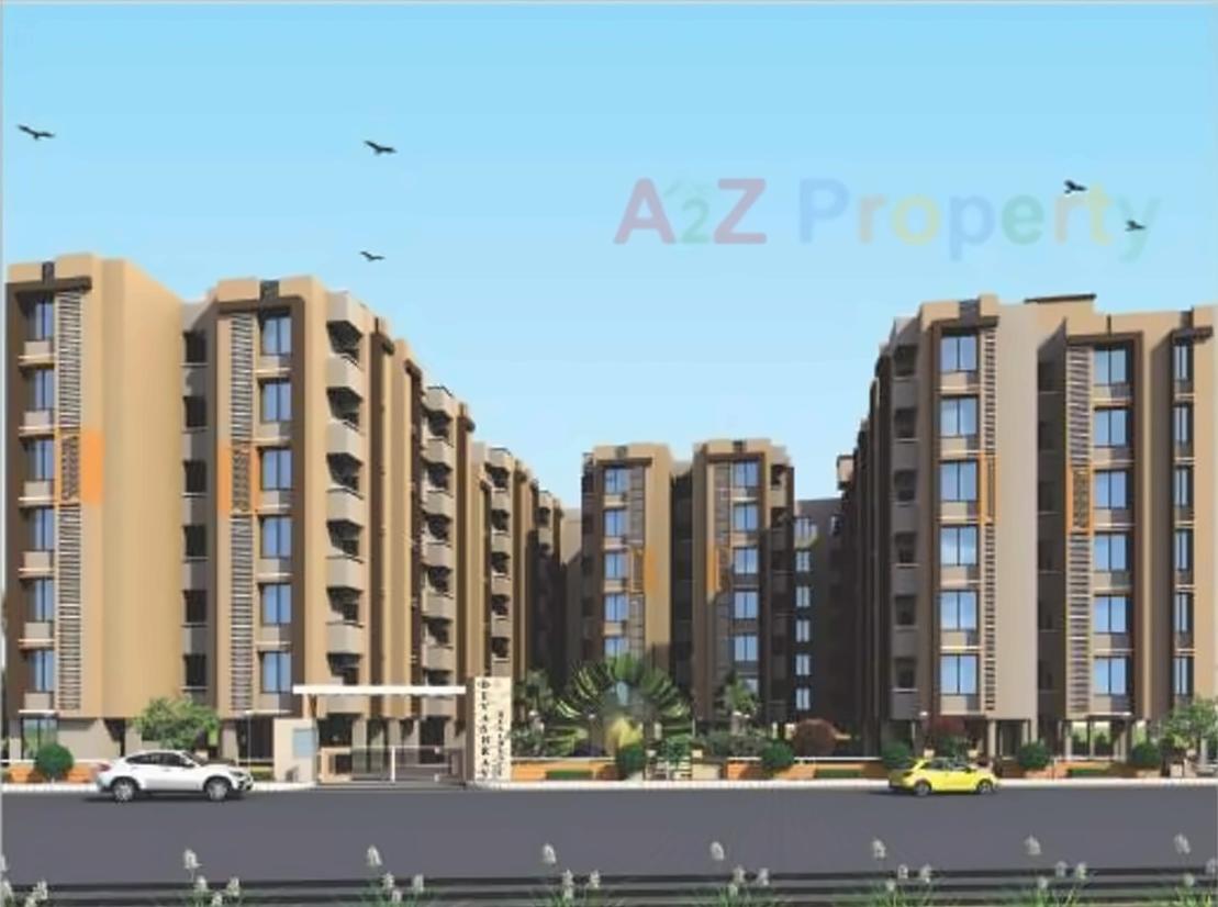 3D Elevation of real estate project Devashray Residency located at Vastral, Ahmedabad, Gujarat