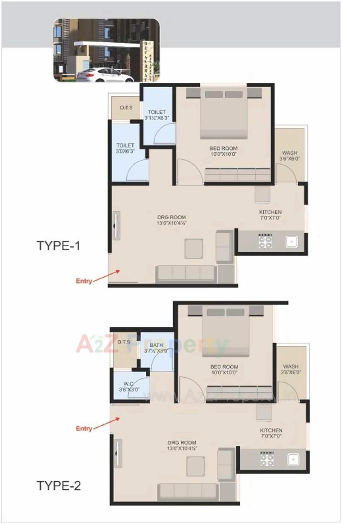 Layout of real estate project Devashray Residency located at Vastral, Ahmedabad, Gujarat