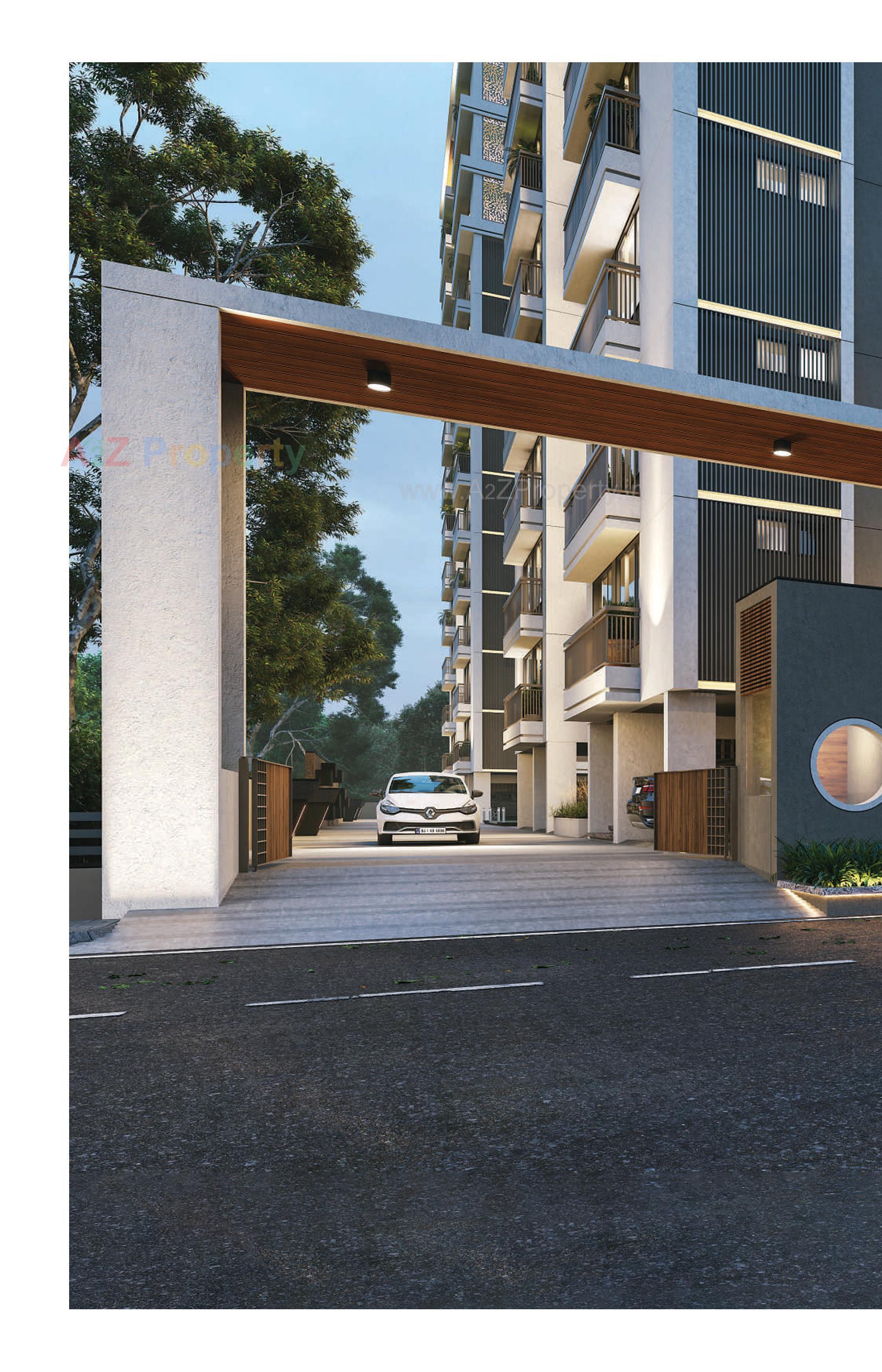 3D Elevation of real estate project Devasya Gold Plus located at Nikol, Ahmedabad, Gujarat