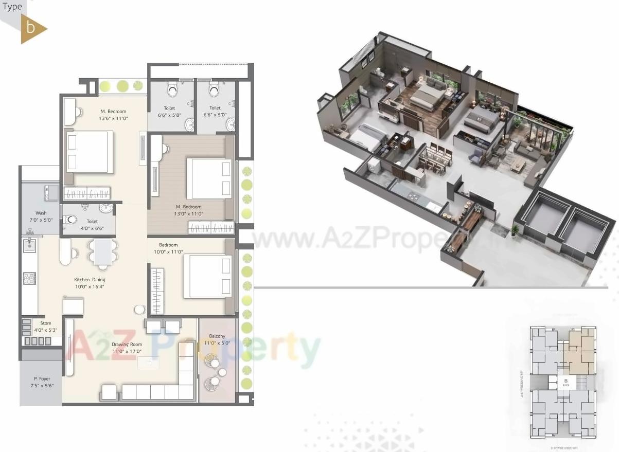 Layout of real estate project Devasya Gold located at Nikol, Ahmedabad, Gujarat