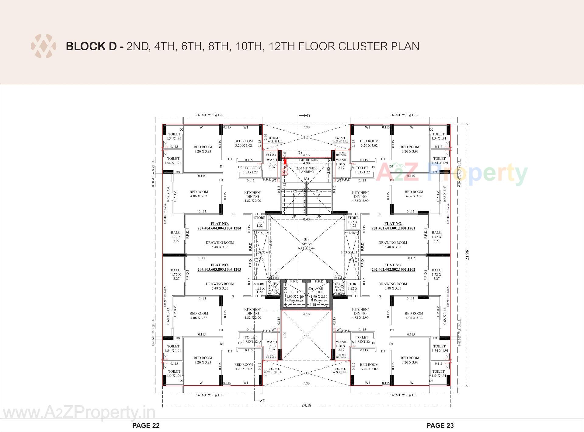 Layout of real estate project Devasya Platinum located at Nikol, Ahmedabad, Gujarat