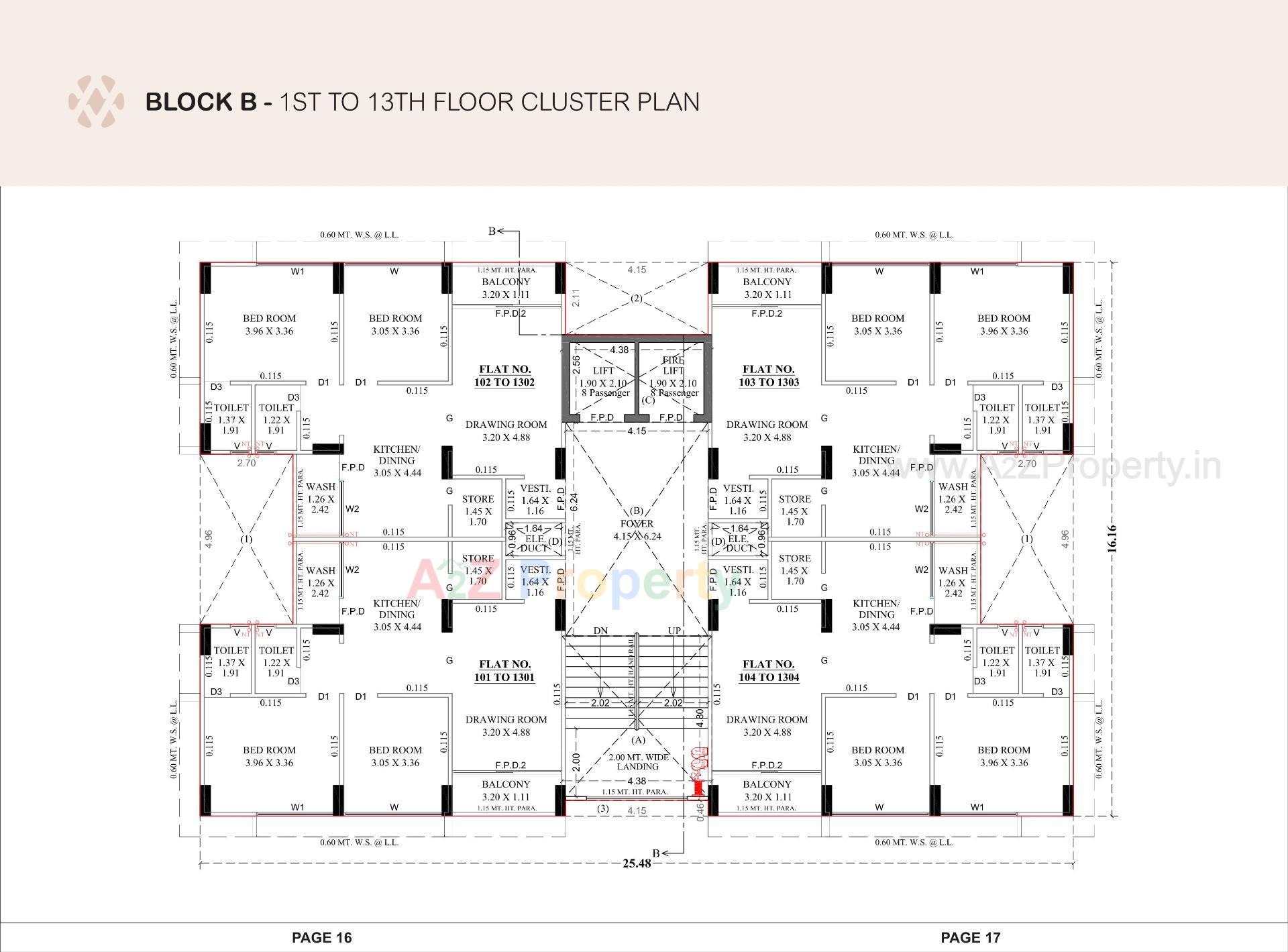 Layout of real estate project Devasya Platinum located at Nikol, Ahmedabad, Gujarat