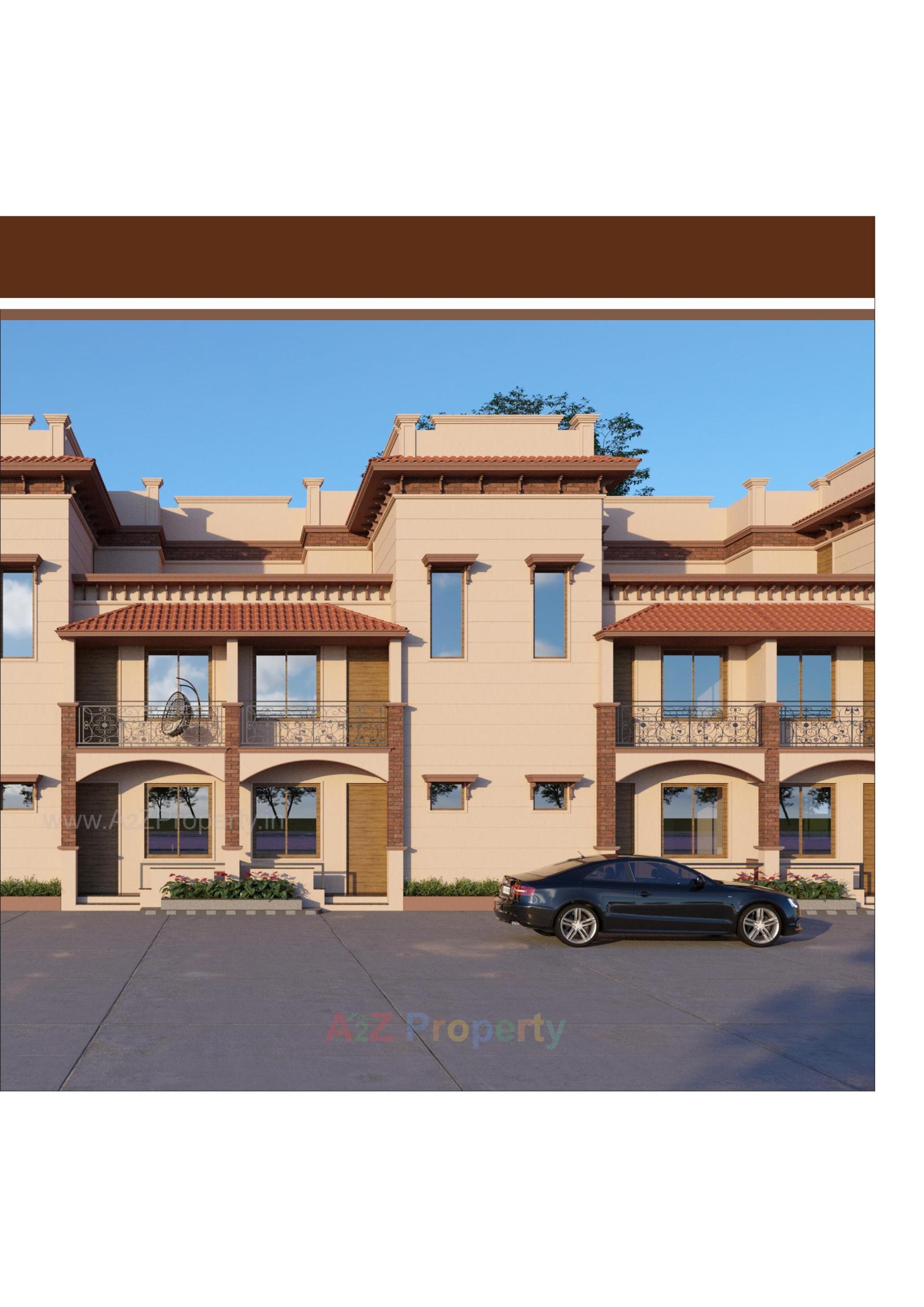 3D Elevation of real estate project Devi Bunglows located at Vatva, Ahmedabad, Gujarat