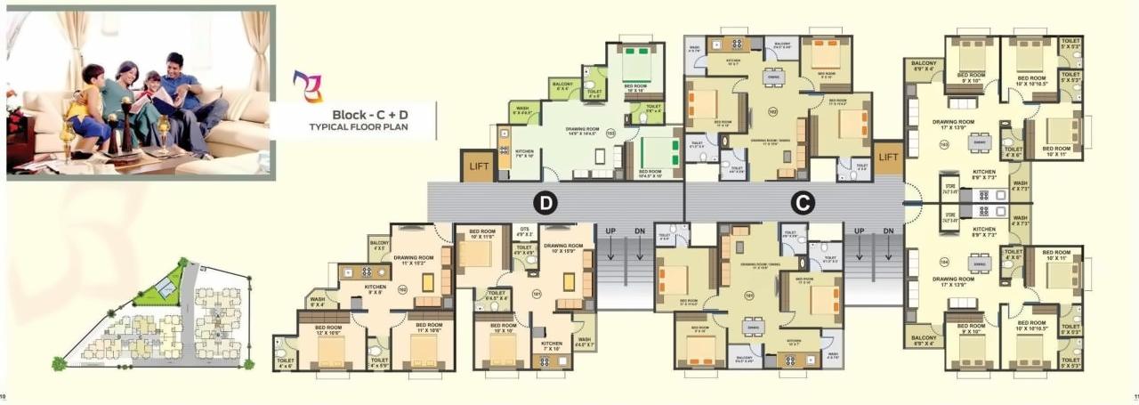 Layout of real estate project Devkrupa Glory located at Vinzol, Ahmedabad, Gujarat
