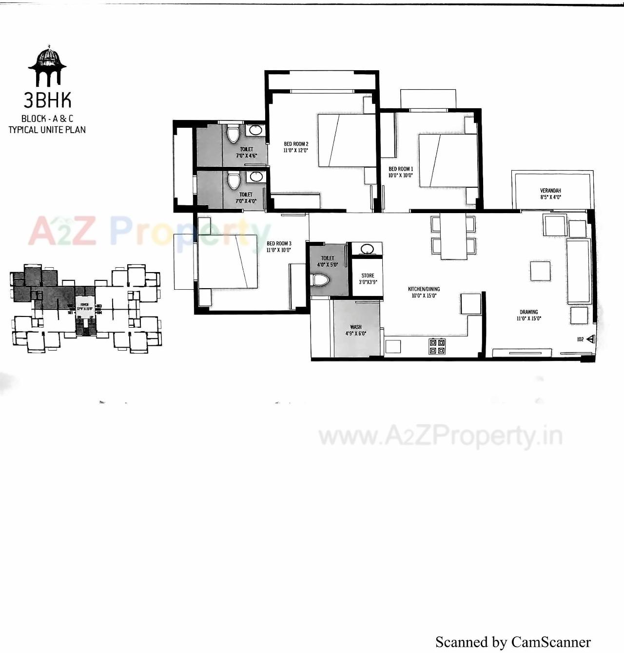 Layout of real estate project Devkunj located at Motera, Ahmedabad, Gujarat