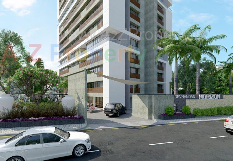 3D Elevation of real estate project Devnandan Horizon located at Chandkheda, Ahmedabad, Gujarat