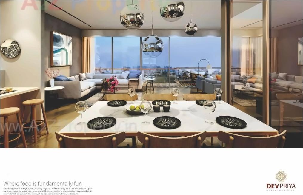 3D Elevation of real estate project Devpriya located at Chandkheda, Ahmedabad, Gujarat