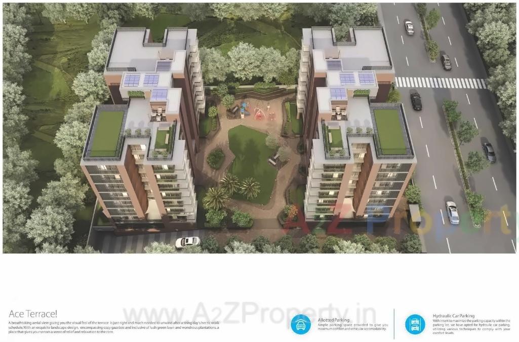 3D Elevation of real estate project Devpriya located at Chandkheda, Ahmedabad, Gujarat