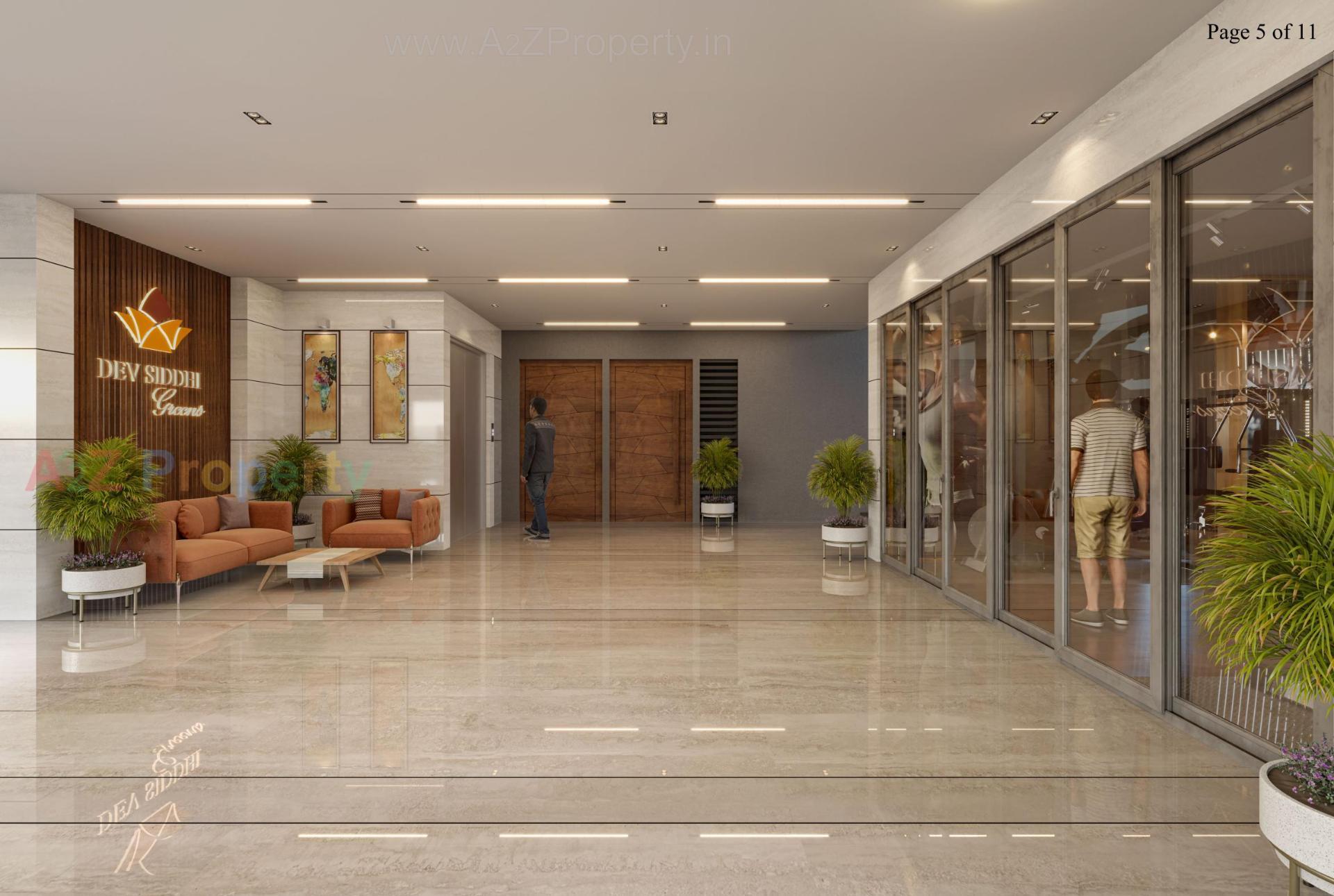 3D Elevation of real estate project Devsiddhi Greens located at Shekhpur-khanpur, Ahmedabad, Gujarat