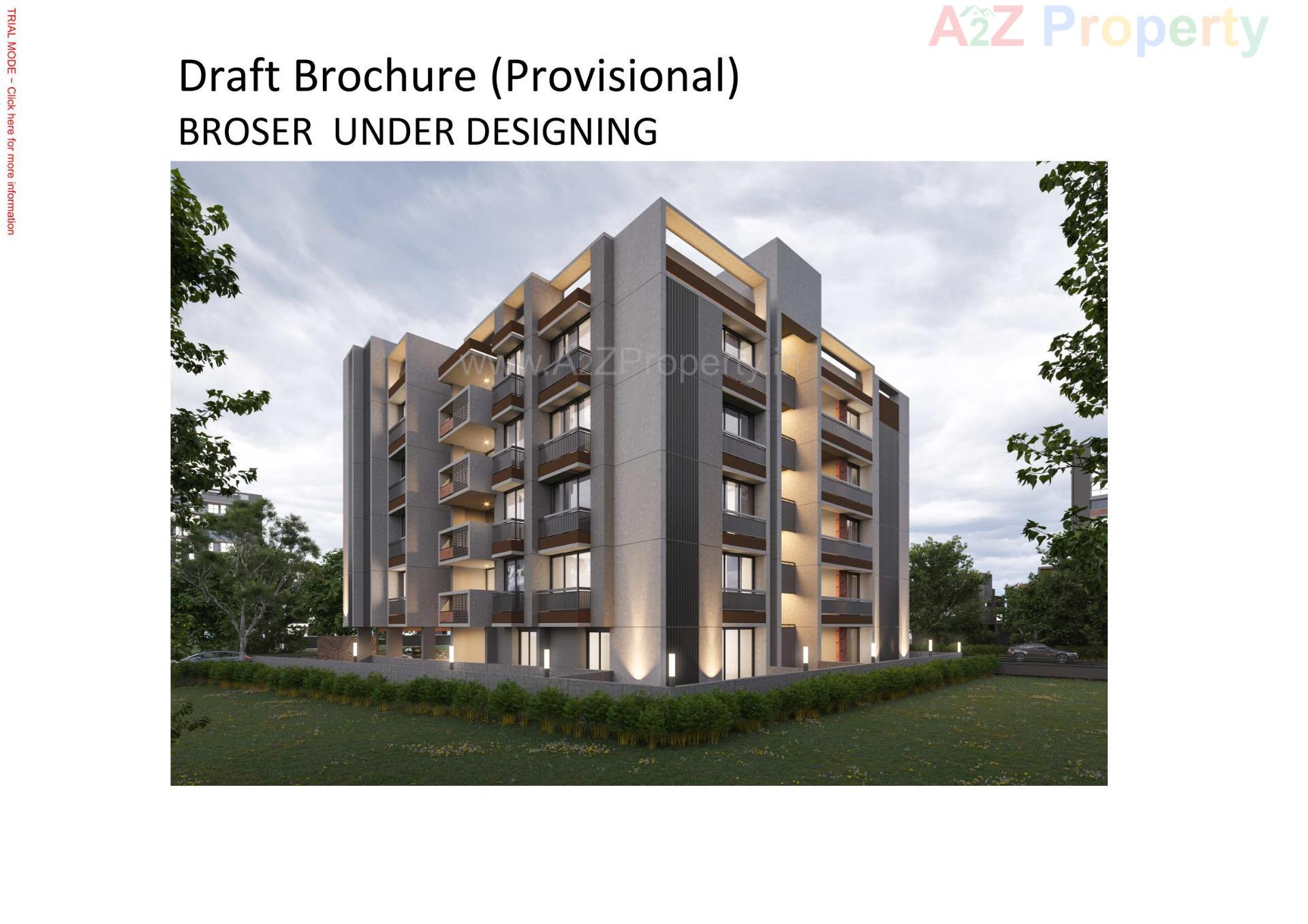 3D Elevation of real estate project Devsiddhi Lavish located at Changispur, Ahmedabad, Gujarat