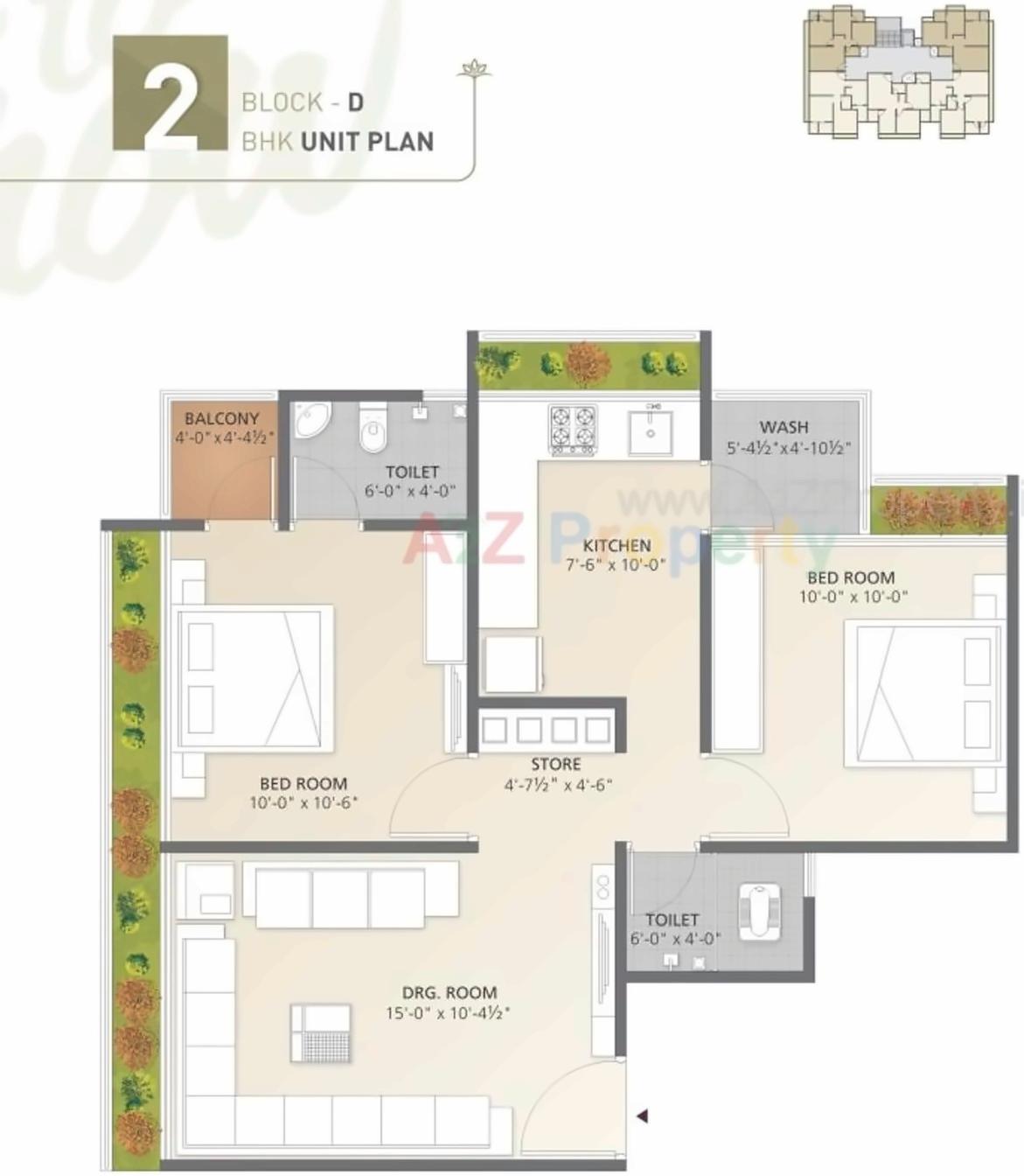 Layout of real estate project Dhairya Paradise located at Isanpur, Ahmedabad, Gujarat