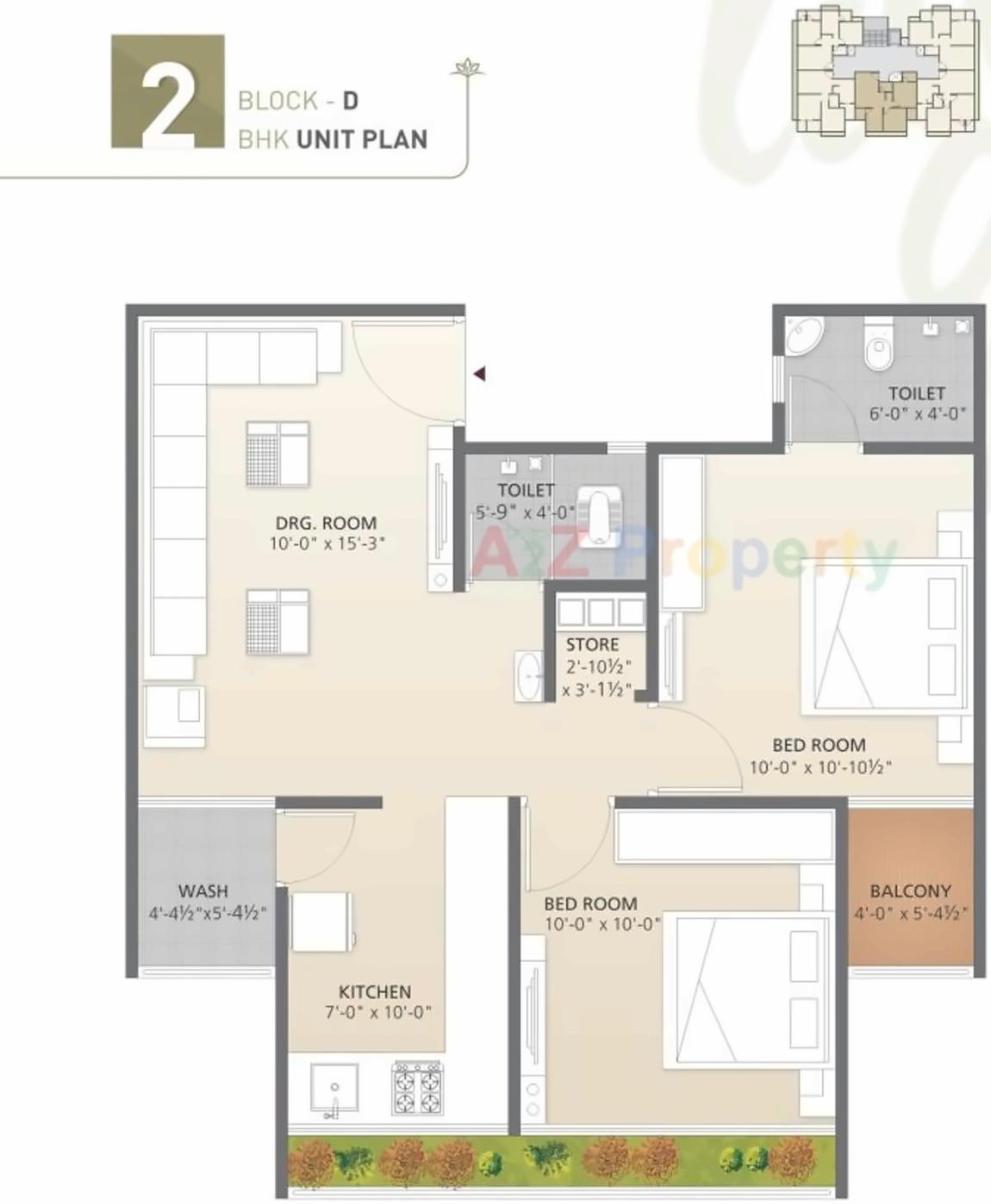 Layout of real estate project Dhairya Paradise located at Isanpur, Ahmedabad, Gujarat