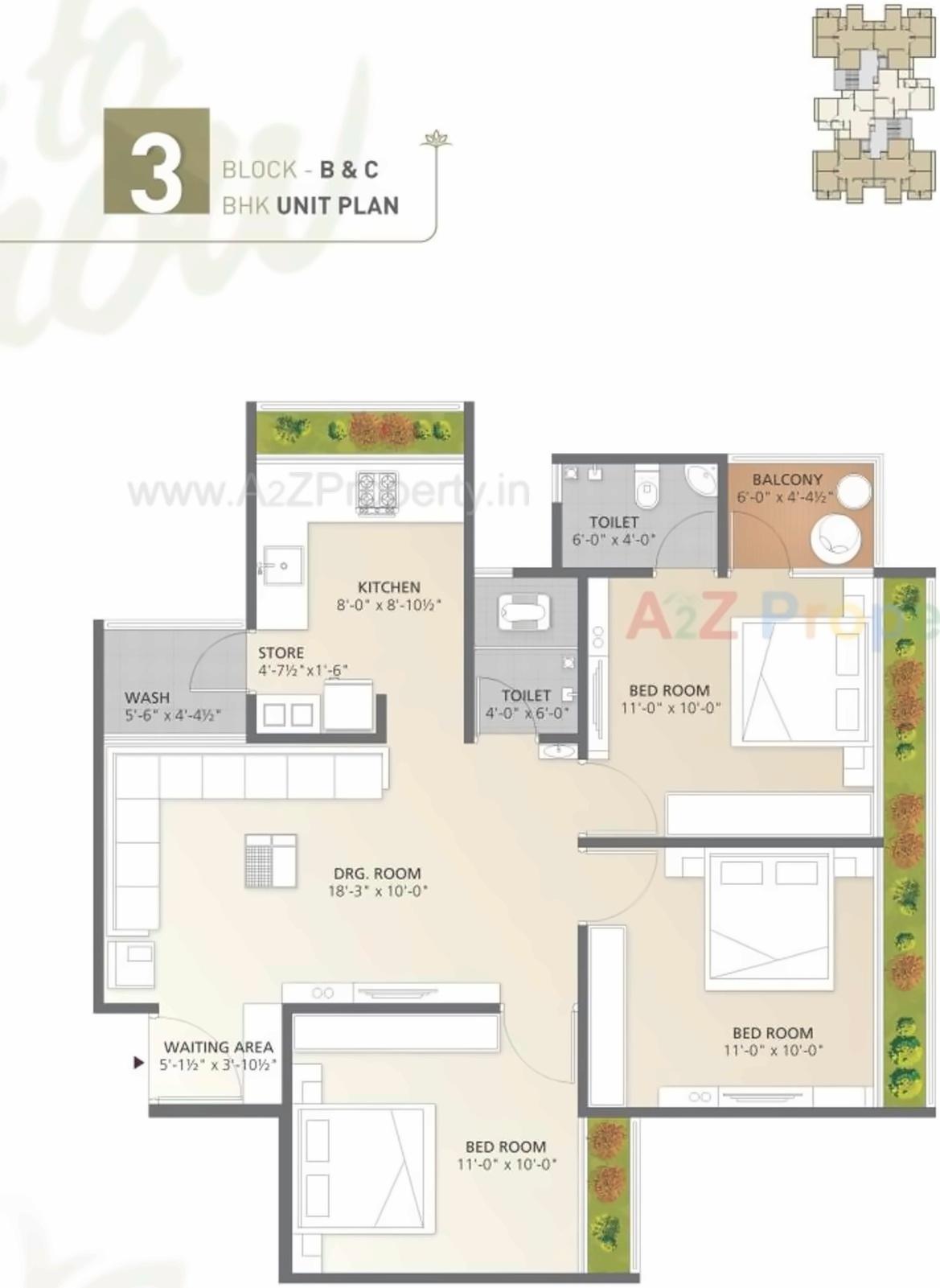 Layout of real estate project Dhairya Paradise located at Isanpur, Ahmedabad, Gujarat