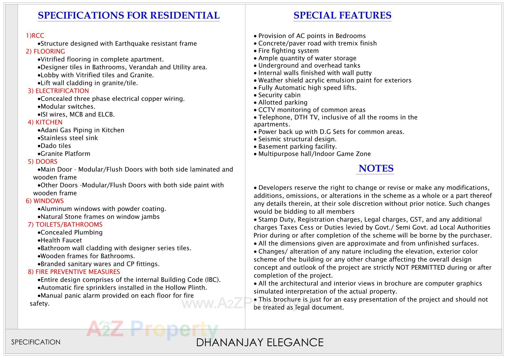 of real estate project Dhananjay Elegance located at Wadaj, Ahmedabad, Gujarat