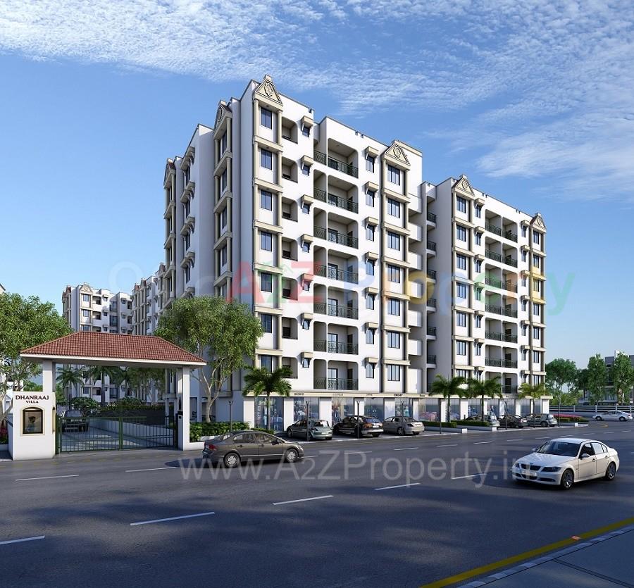 3D Elevation of real estate project Dhanraaj Habitat located at Vatva, Ahmedabad, Gujarat