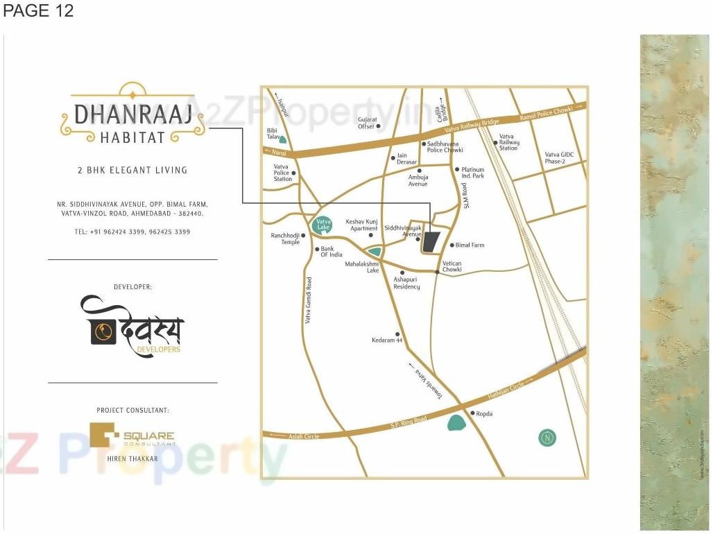  of real estate project Dhanraaj Habitat located at Vatva, Ahmedabad, Gujarat