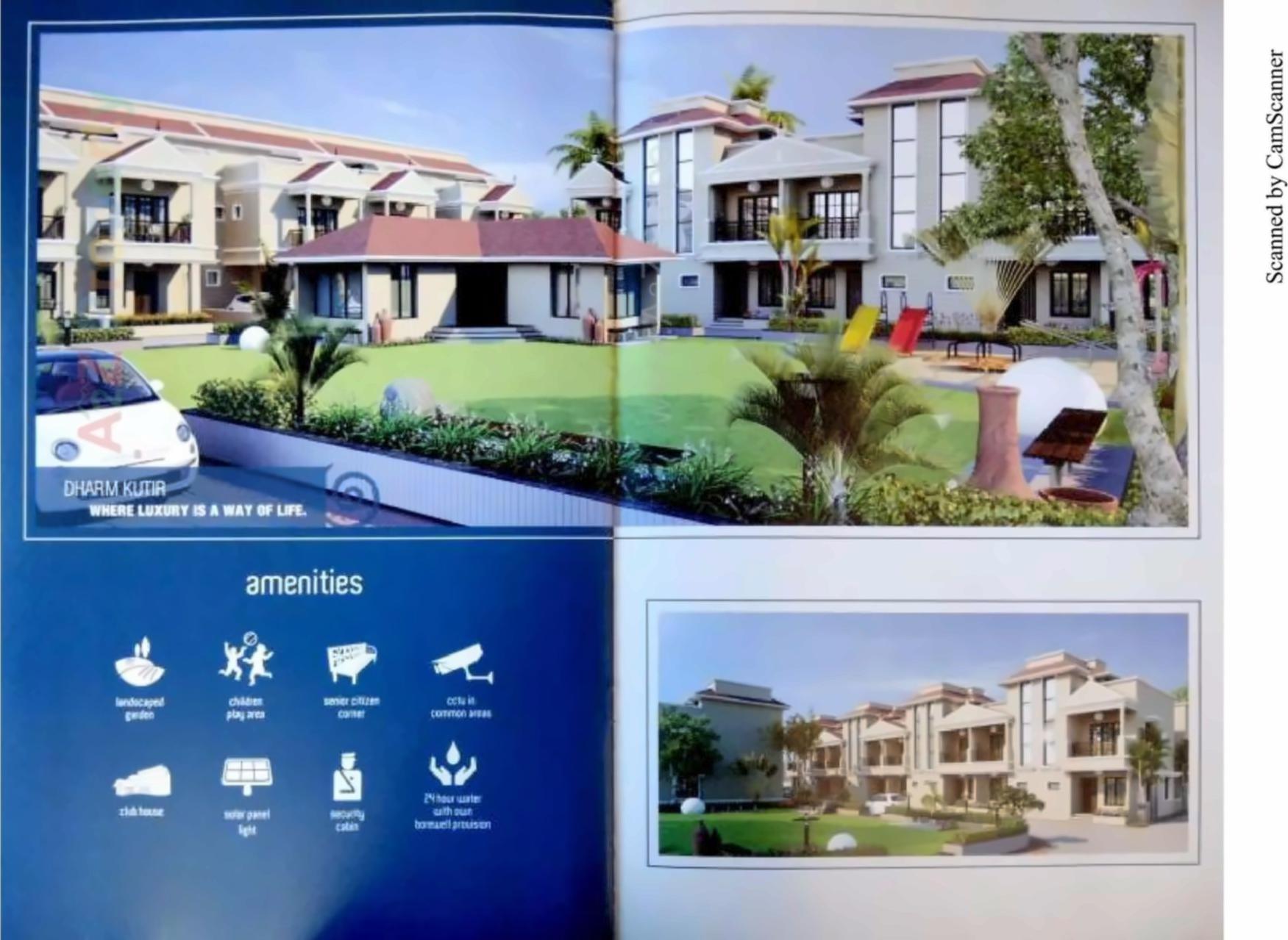 3D Elevation of real estate project Dharm Kutir located at Hathijan, Ahmedabad, Gujarat