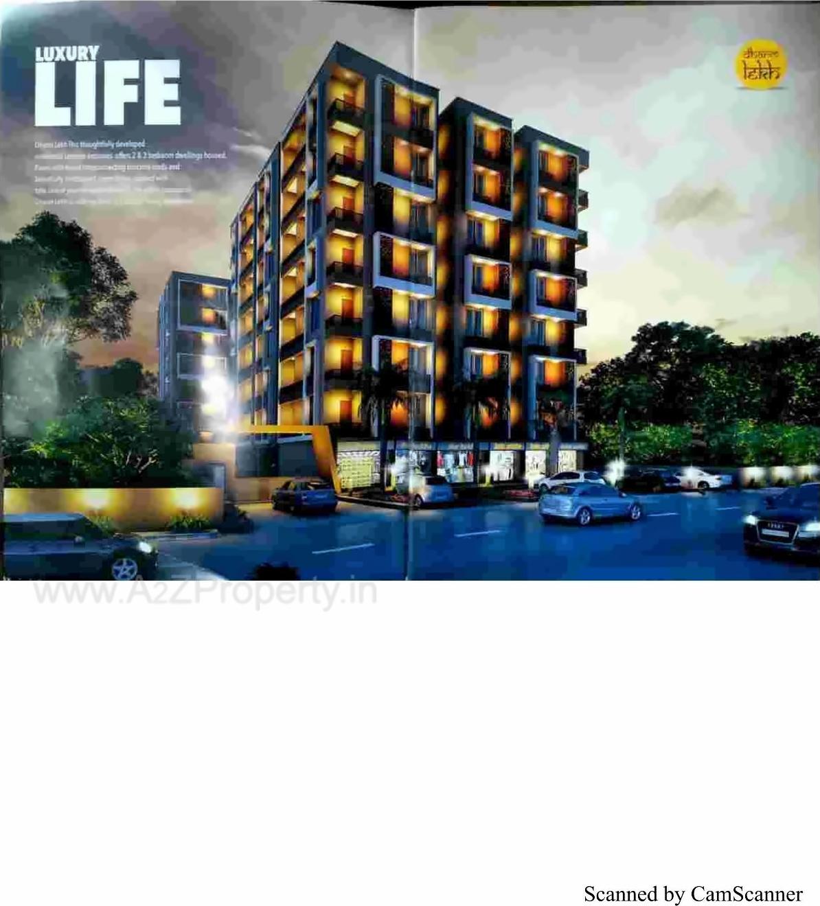 3D Elevation of real estate project Dharm Lekh located at Hathijan, Ahmedabad, Gujarat