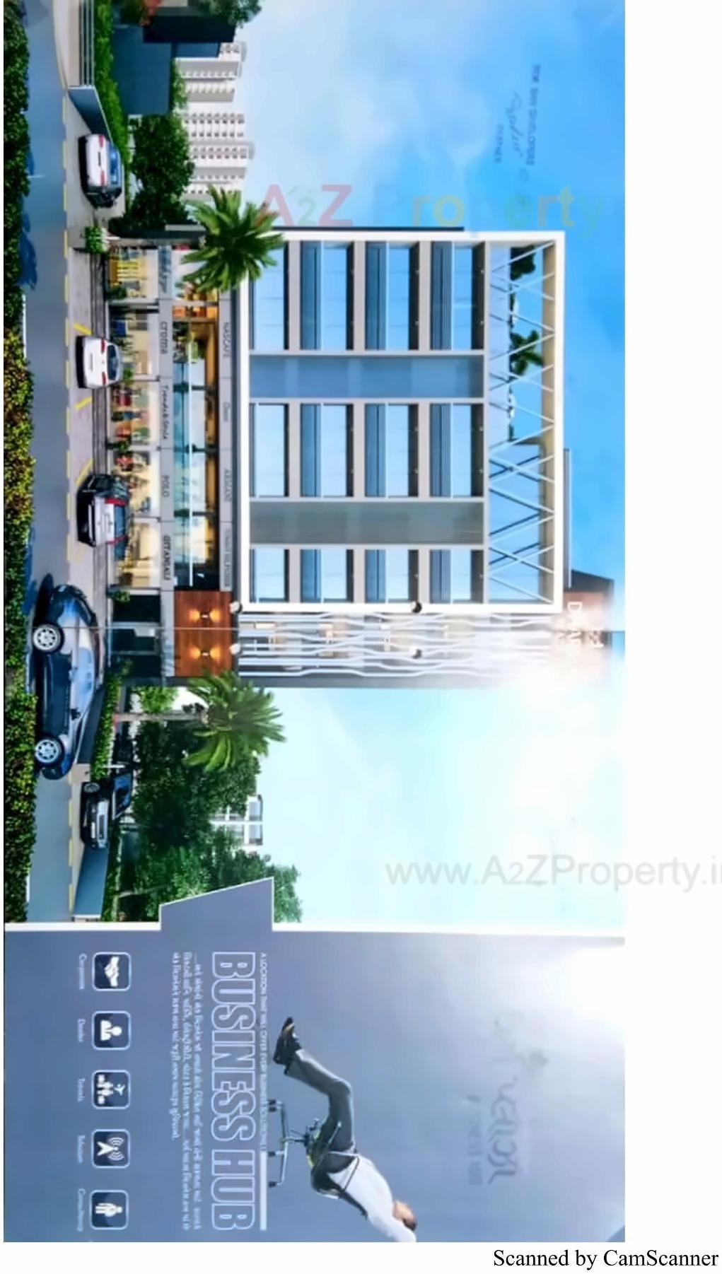 Layout of real estate project Dharm Plaza Business Hub located at Nikol, Ahmedabad, Gujarat