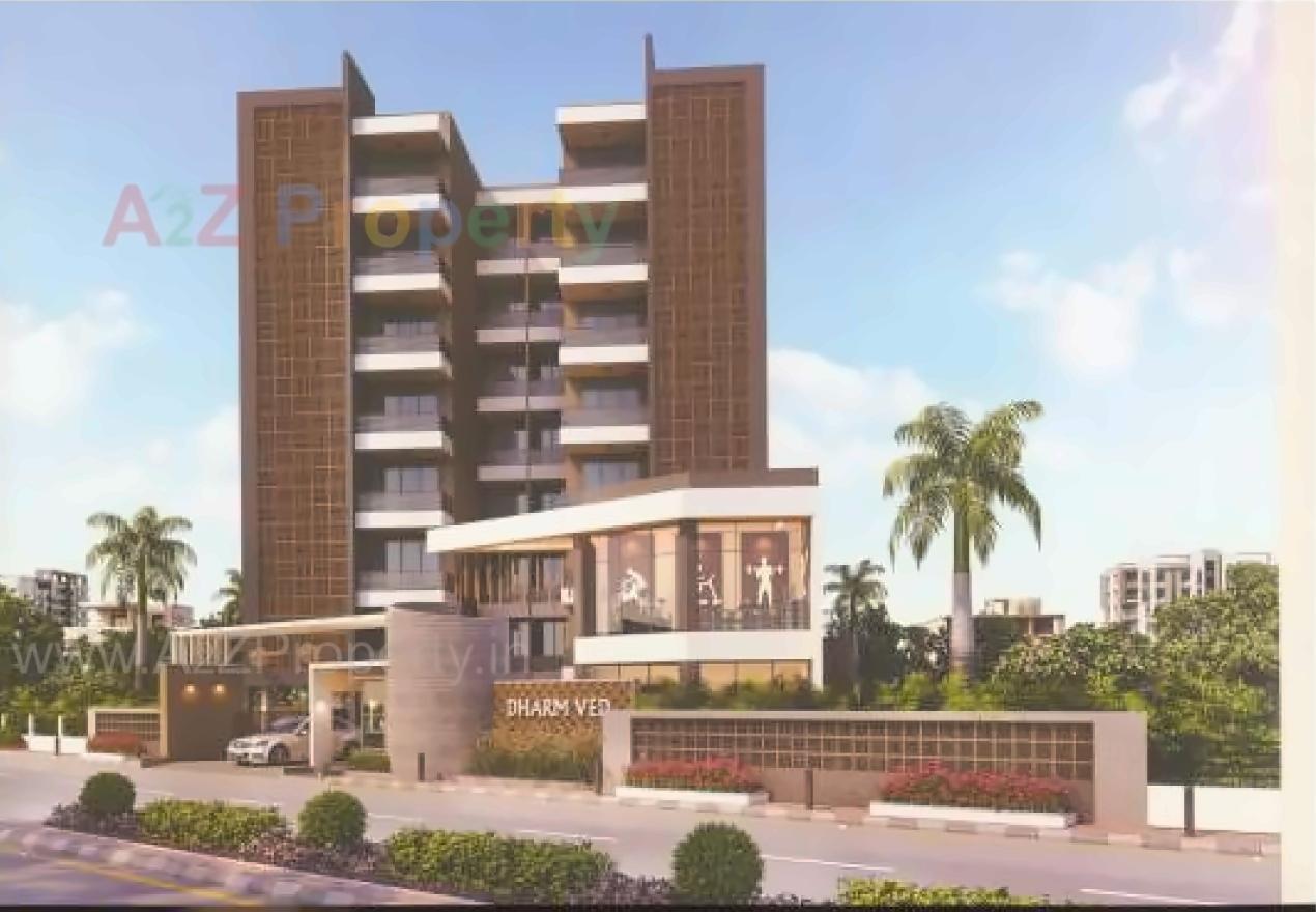 3D Elevation of real estate project Dharm Ved located at City, Ahmedabad, Gujarat