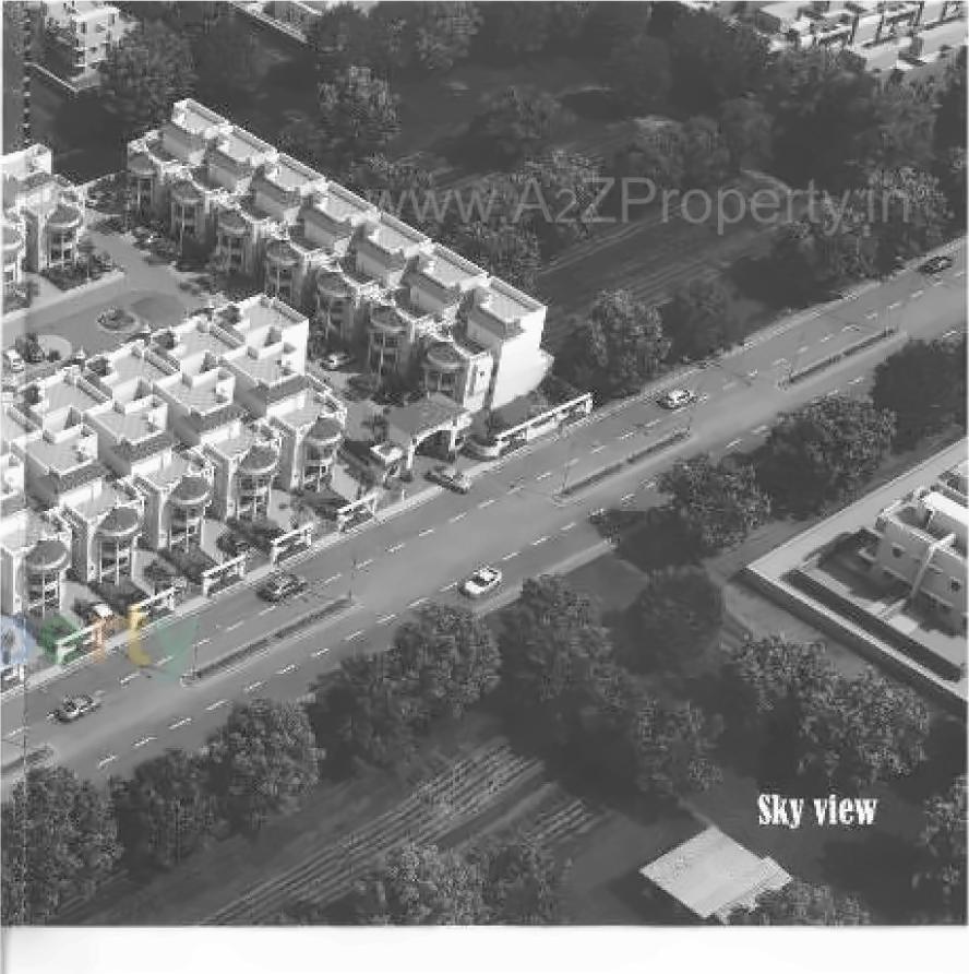 3D Elevation of real estate project Dharm Villa located at Hathijan, Ahmedabad, Gujarat