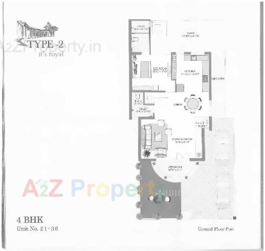 Layout of real estate project Dharm Villa located at Hathijan, Ahmedabad, Gujarat