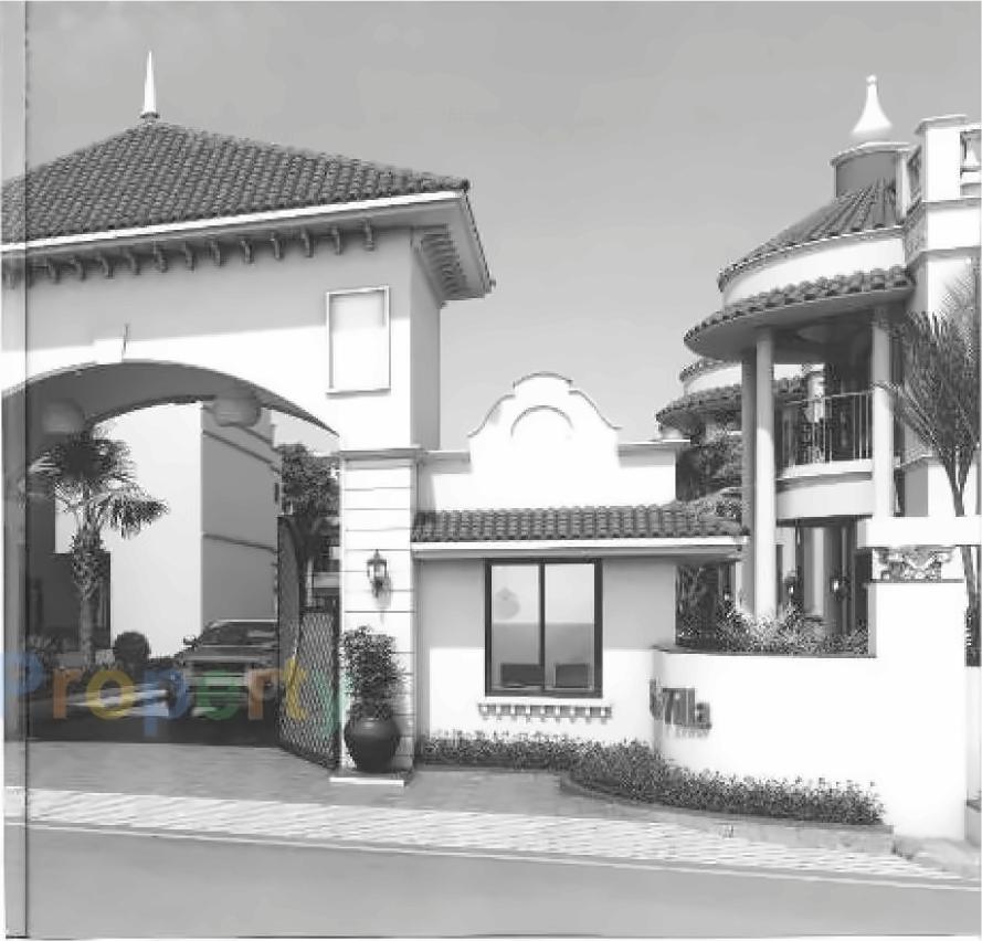 3D Elevation of real estate project Dharm Villa located at Hathijan, Ahmedabad, Gujarat