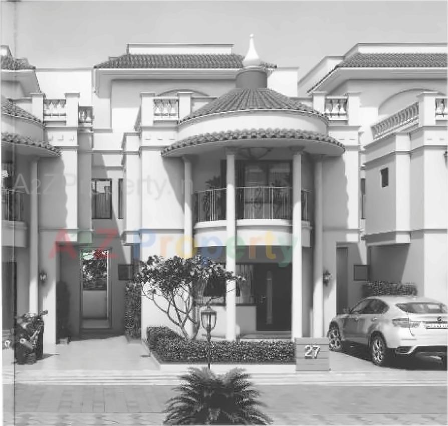 3D Elevation of real estate project Dharm Villa located at Hathijan, Ahmedabad, Gujarat