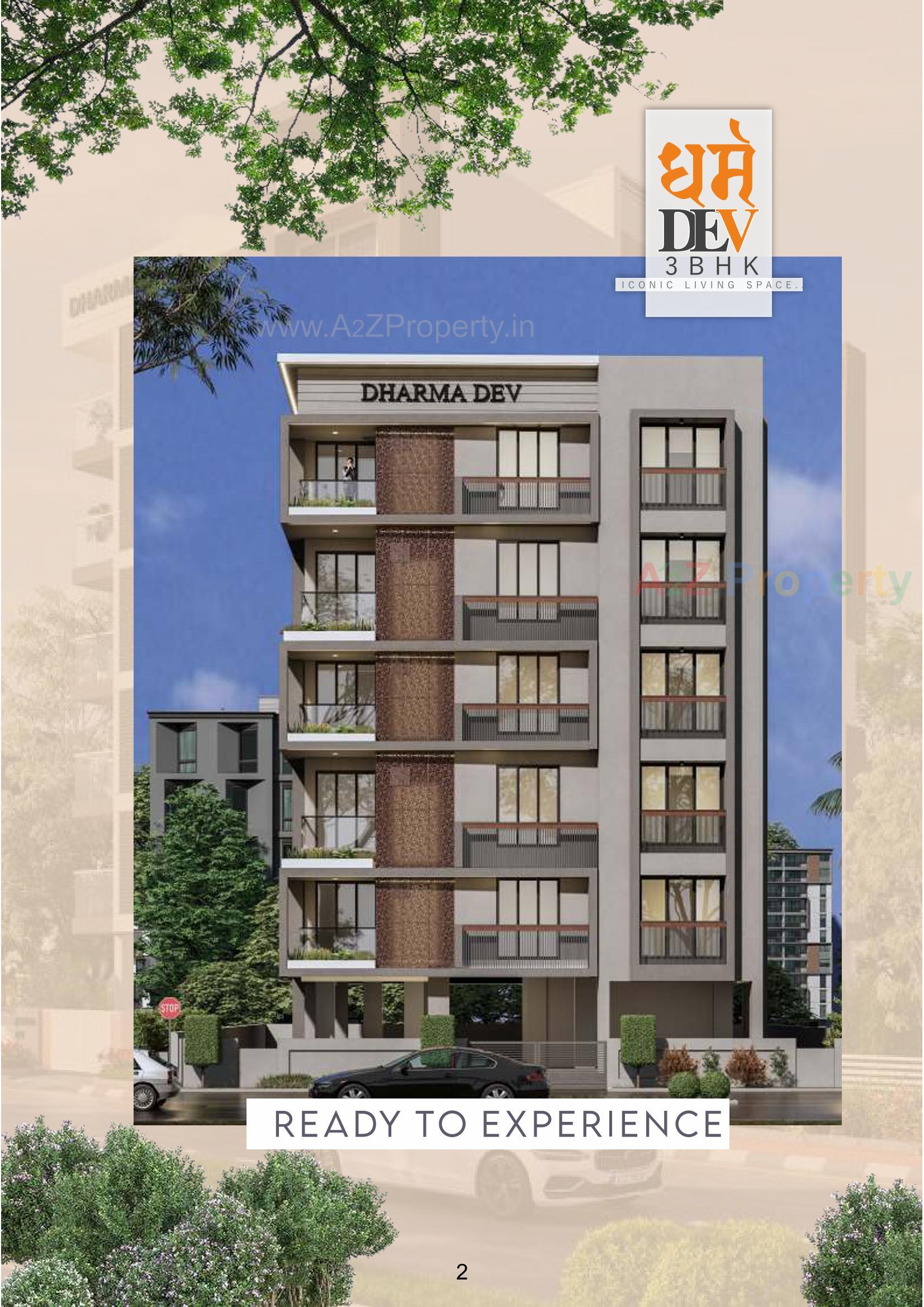 3D Elevation of real estate project Dharma Dev located at Rajpur - Hirpur, Ahmedabad, Gujarat