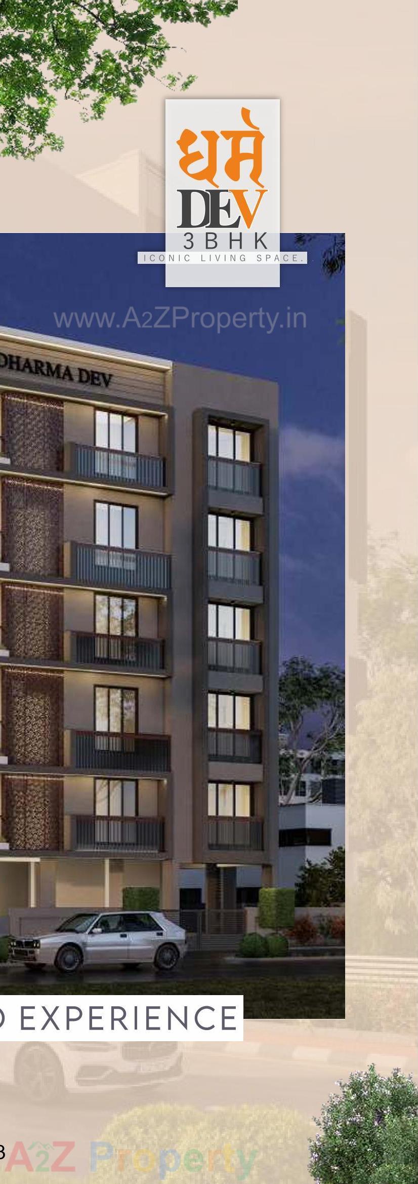 3D Elevation of real estate project Dharma Dev located at Rajpur - Hirpur, Ahmedabad, Gujarat