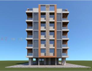 Elevation of real estate project Dharmaraj Residency located at Vejalpur, Ahmedabad, Gujarat