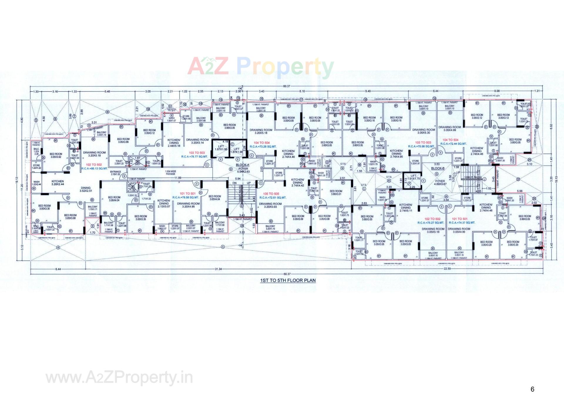 Layout of real estate project Dharmaraj Residency located at Vejalpur, Ahmedabad, Gujarat