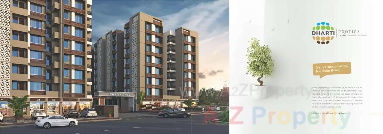 3D Elevation of real estate project Dharti Exotica located at City, Ahmedabad, Gujarat
