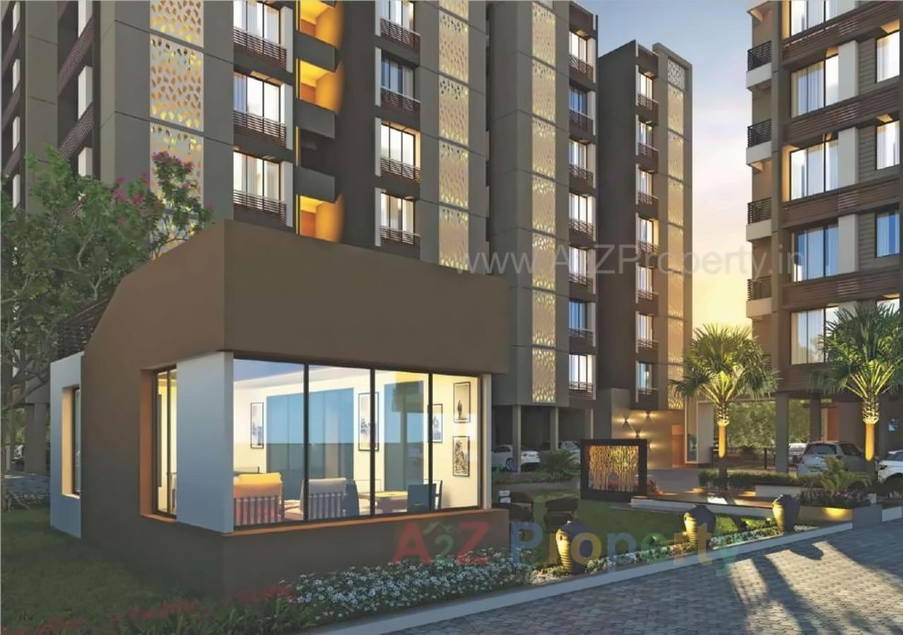 3D Elevation of real estate project Dharti Exotica located at City, Ahmedabad, Gujarat
