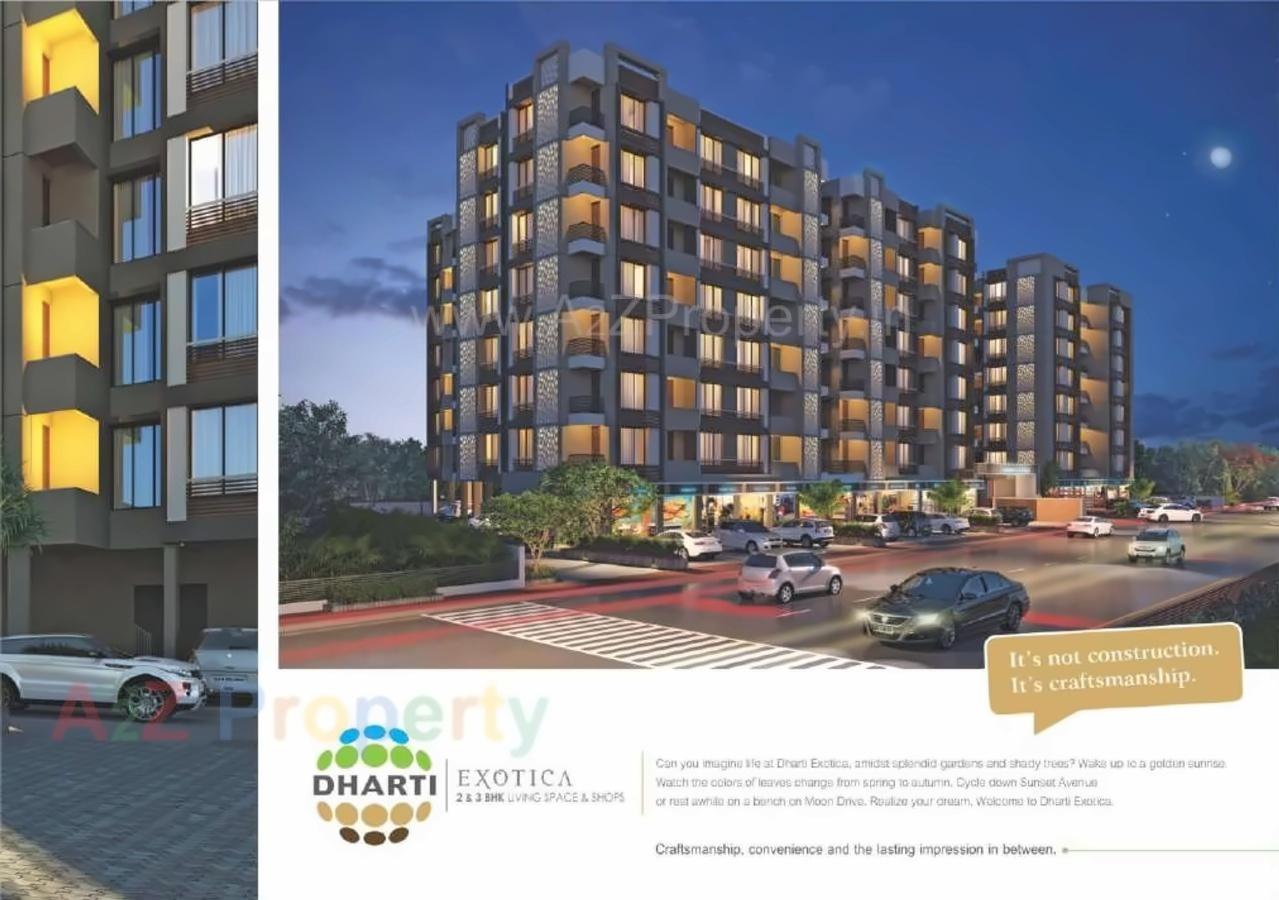 3D Elevation of real estate project Dharti Exotica located at City, Ahmedabad, Gujarat