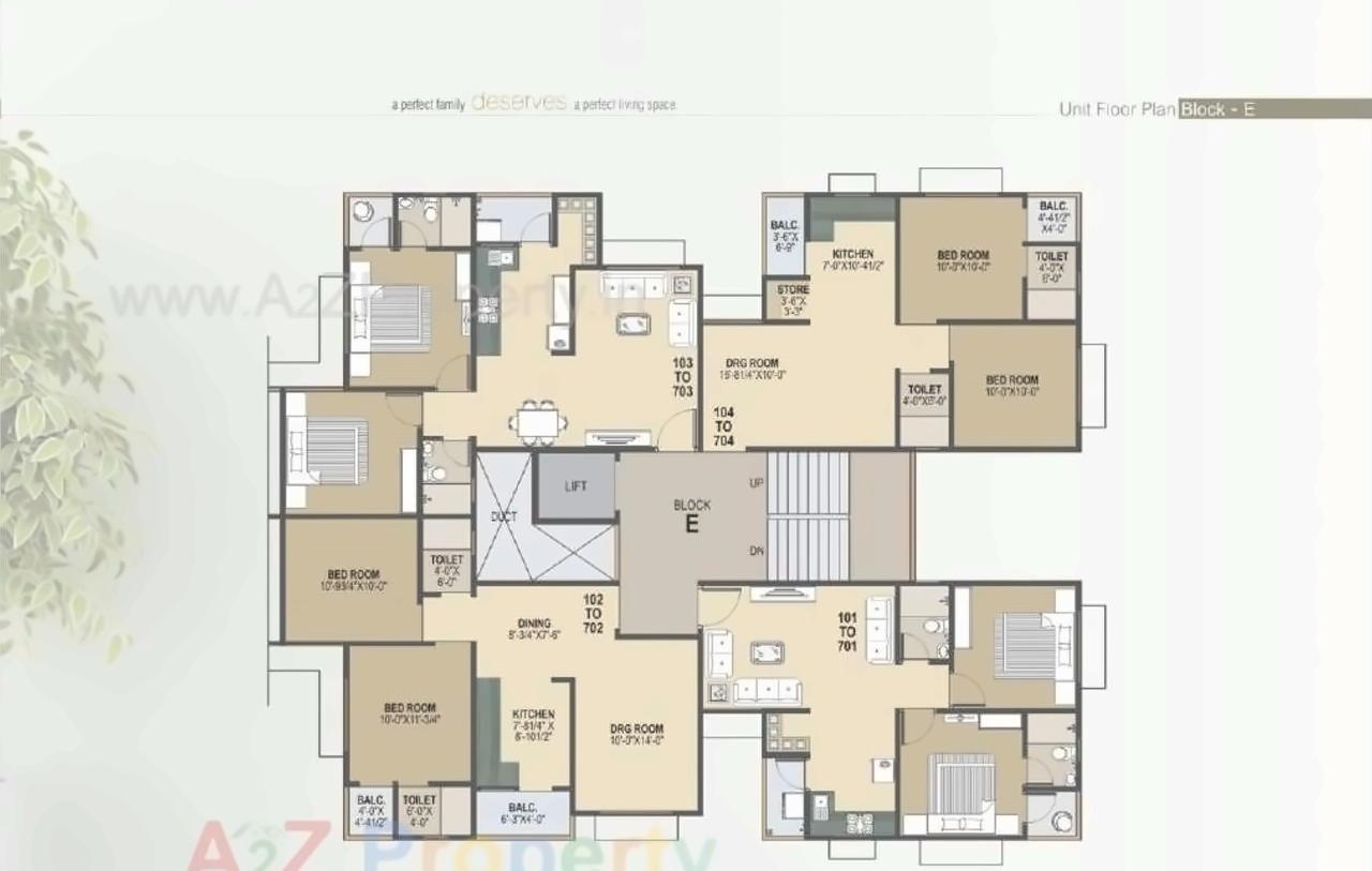 Layout of real estate project Dharti Exotica located at City, Ahmedabad, Gujarat