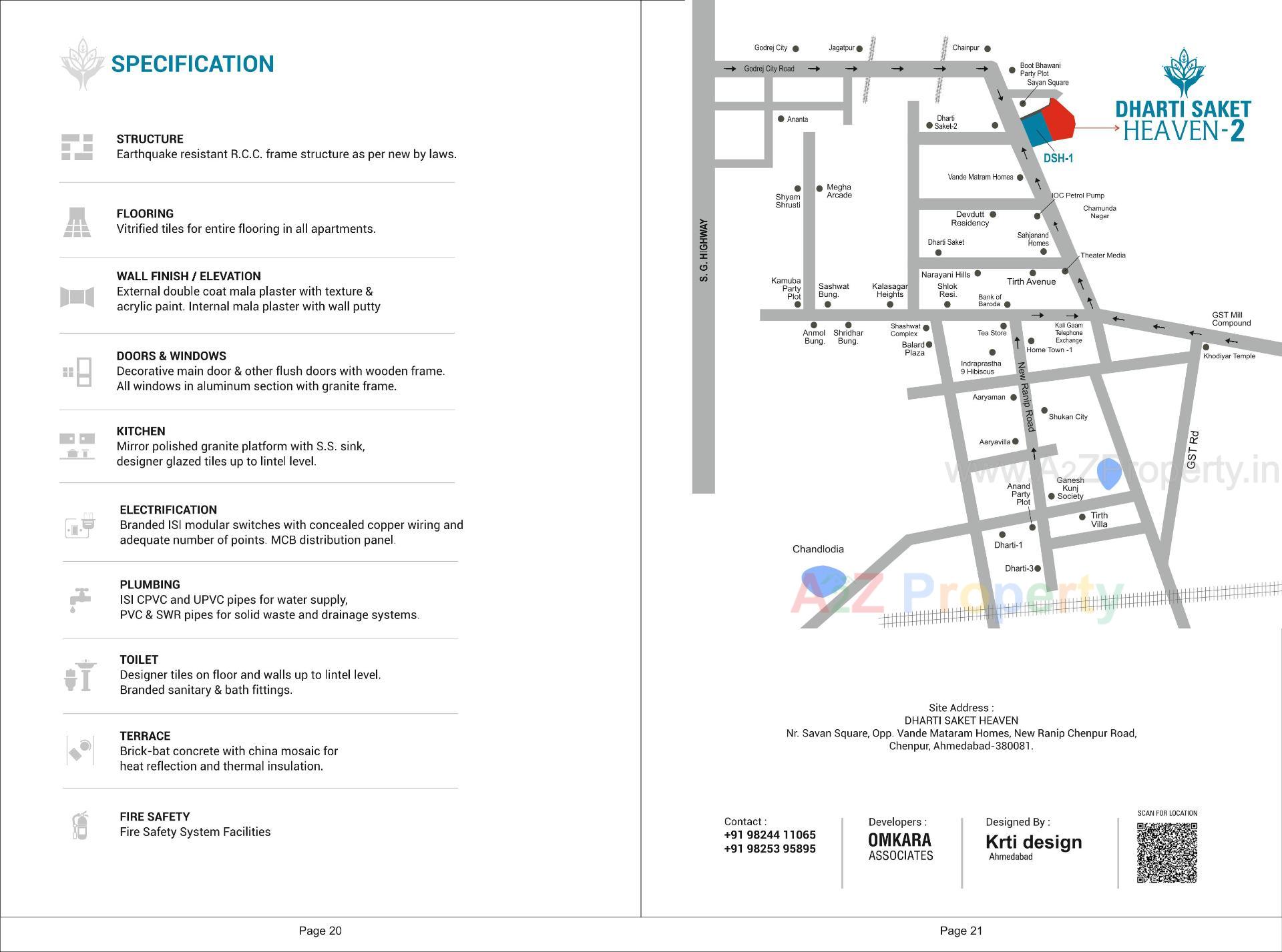  of real estate project Dharti Saket Heaven located at Chenpur, Ahmedabad, Gujarat
