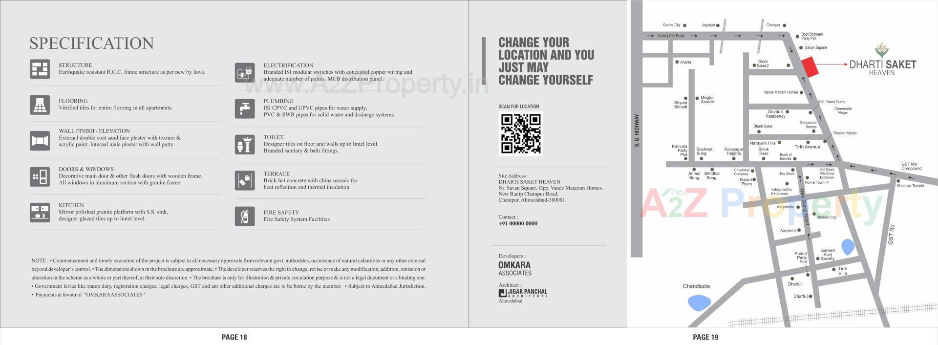  of real estate project Dharti Saket Heaven located at Chenpur, Ahmedabad, Gujarat