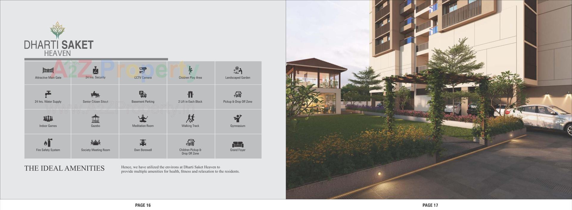  of real estate project Dharti Saket Heaven located at Chenpur, Ahmedabad, Gujarat