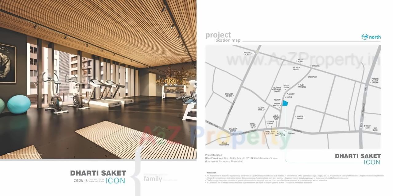  of real estate project Dharti Saket Icon located at Vadaj, Ahmedabad, Gujarat