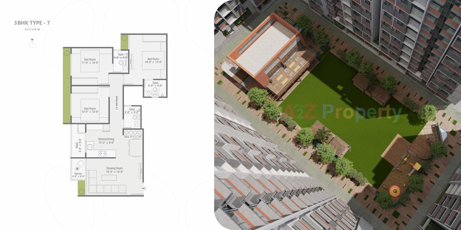 Layout of real estate project Dharti Skyline located at Ahmedabad, Ahmedabad, Gujarat
