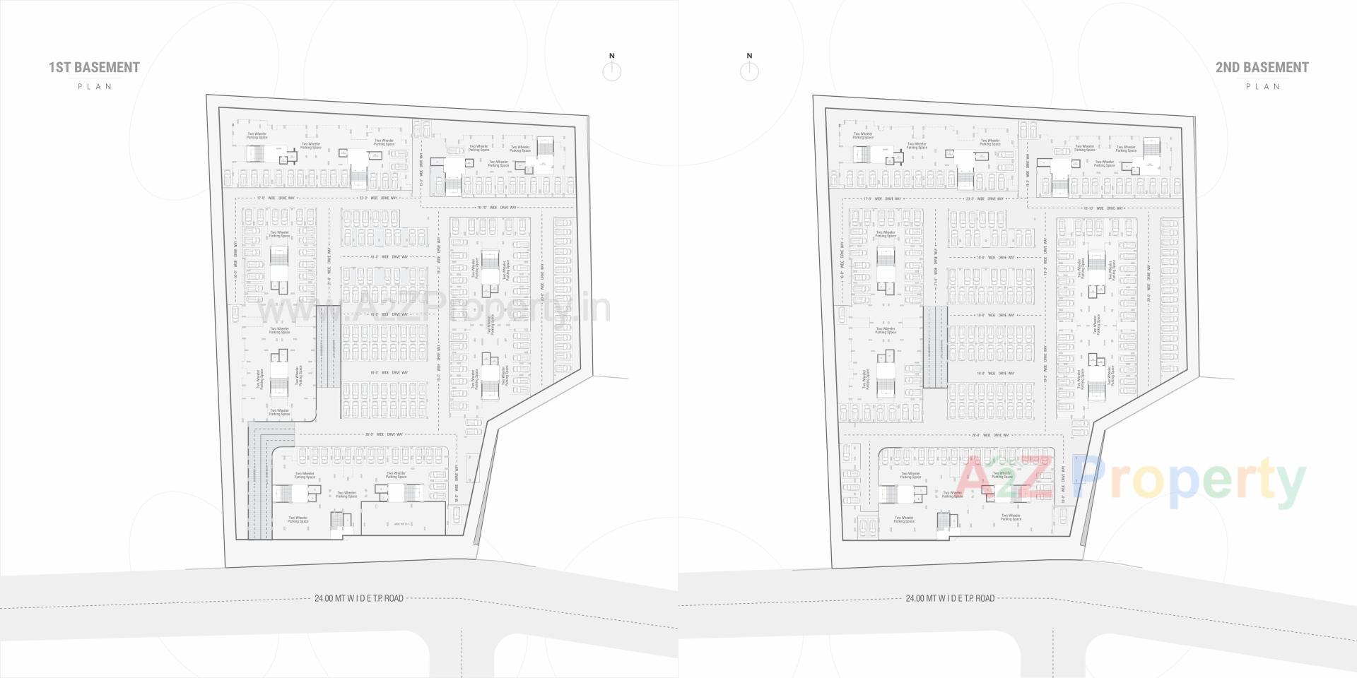Layout of real estate project Dharti Skyline located at Ahmedabad, Ahmedabad, Gujarat