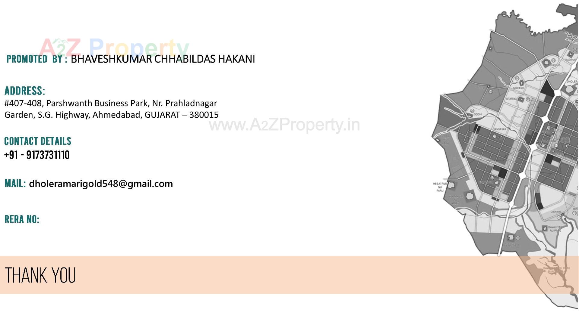  of real estate project Dholera Marigold located at Kadipur, Ahmedabad, Gujarat