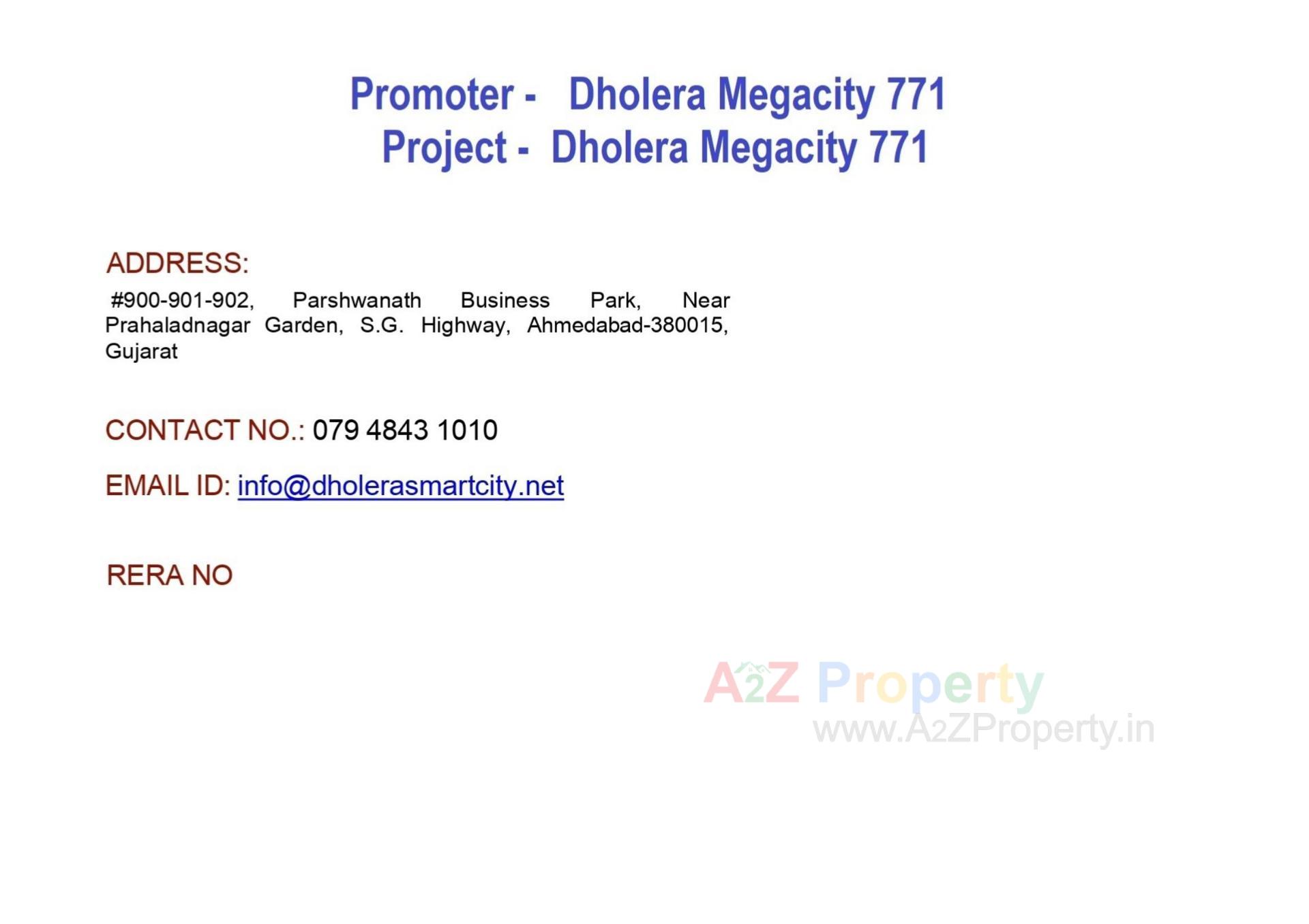  of real estate project Dholera Megacity located at Kadipur, Ahmedabad, Gujarat