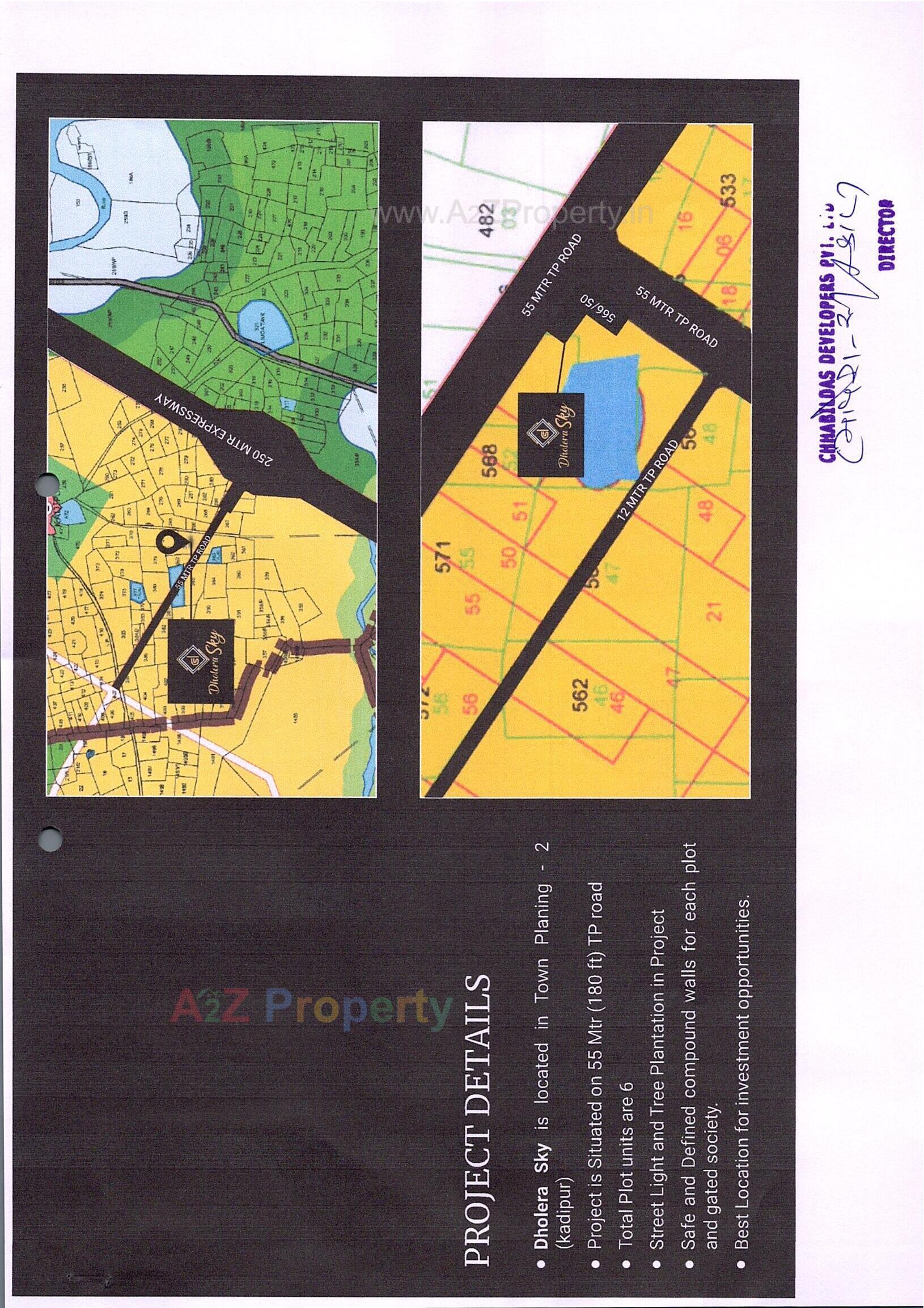  of real estate project Dholera Sky located at Kadipur, Ahmedabad, Gujarat