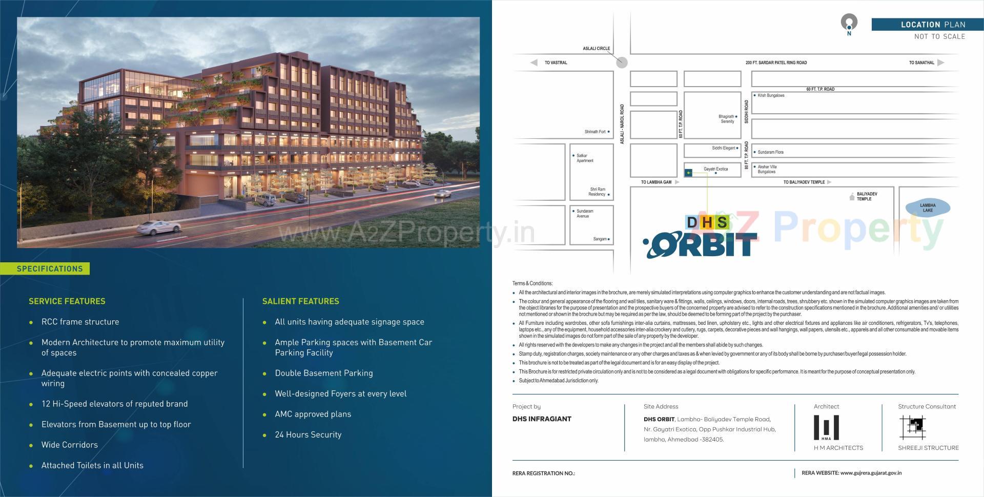  of real estate project Dhs Orbit located at Laxmipura, Ahmedabad, Gujarat