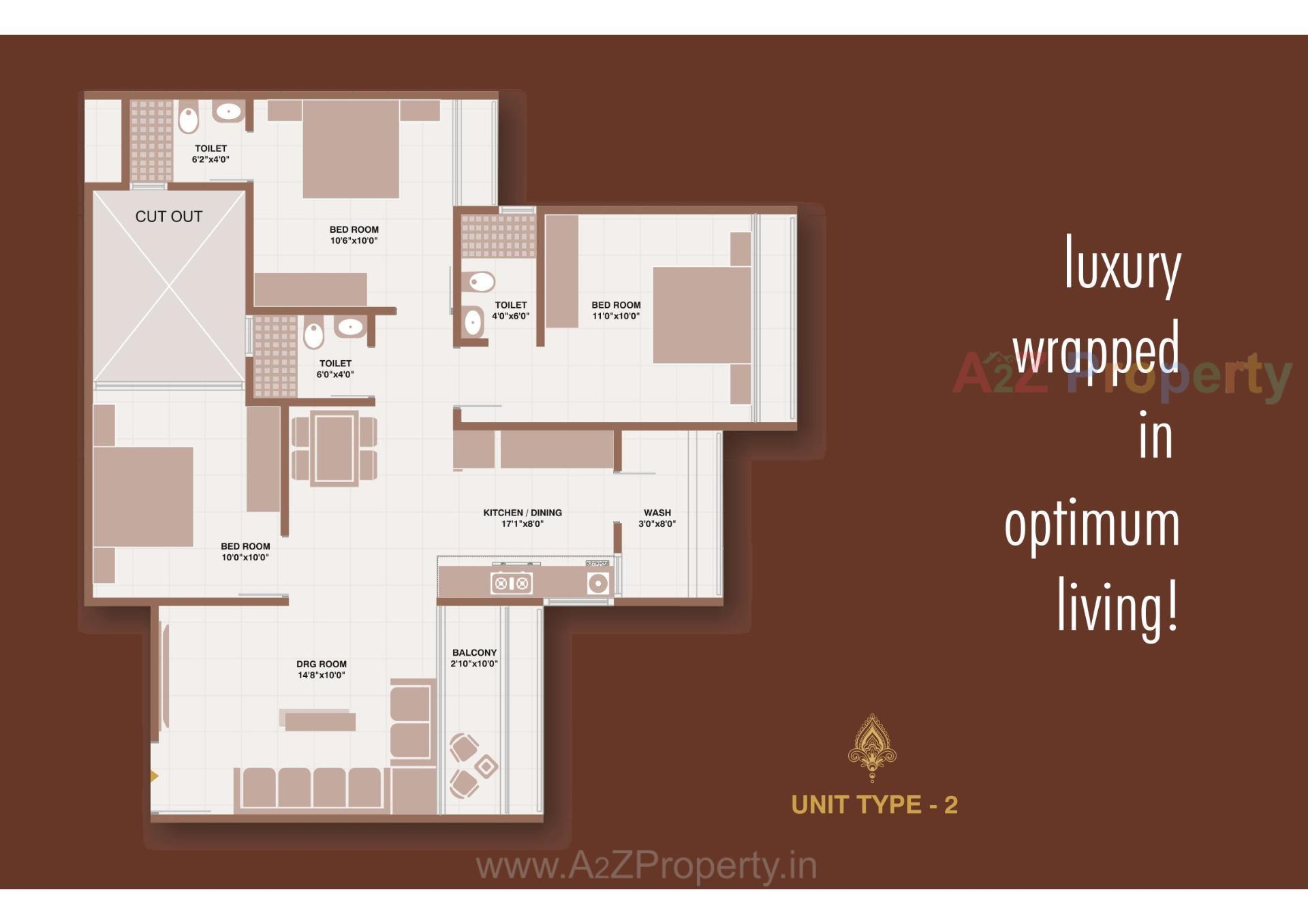 Layout of real estate project Dhs Royal located at Singarva, Ahmedabad, Gujarat